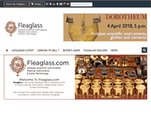 Tablet Screenshot of fleaglass.com